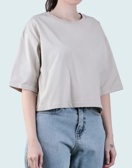 تیشرت کراپ ساده