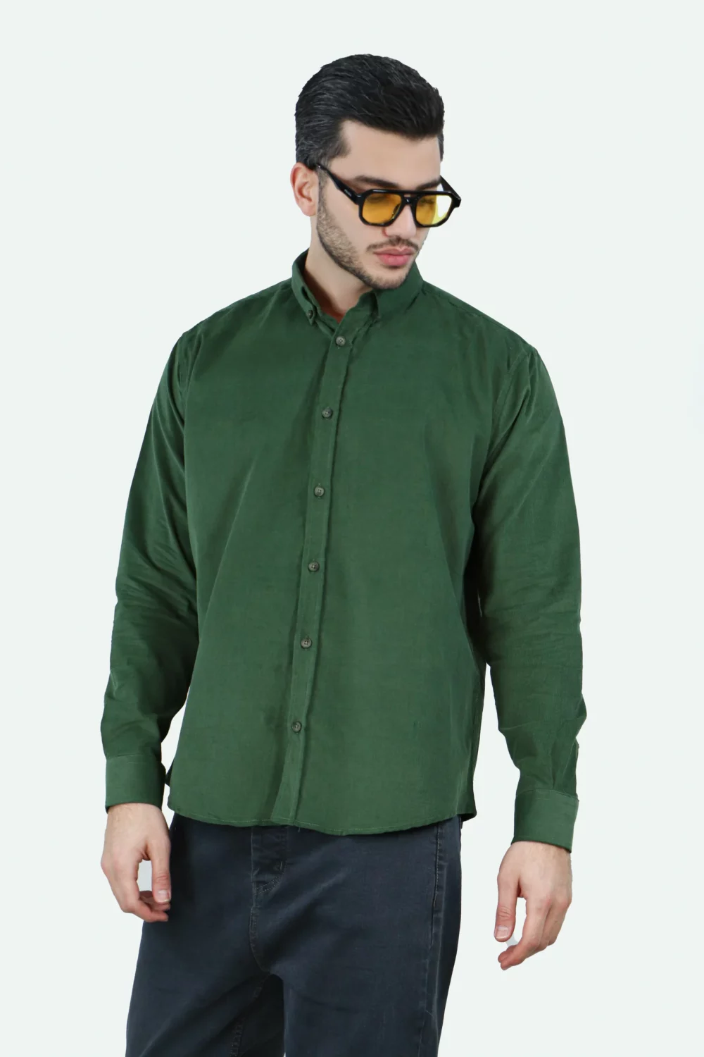 پیراهن مخمل کبریتی - Image 4