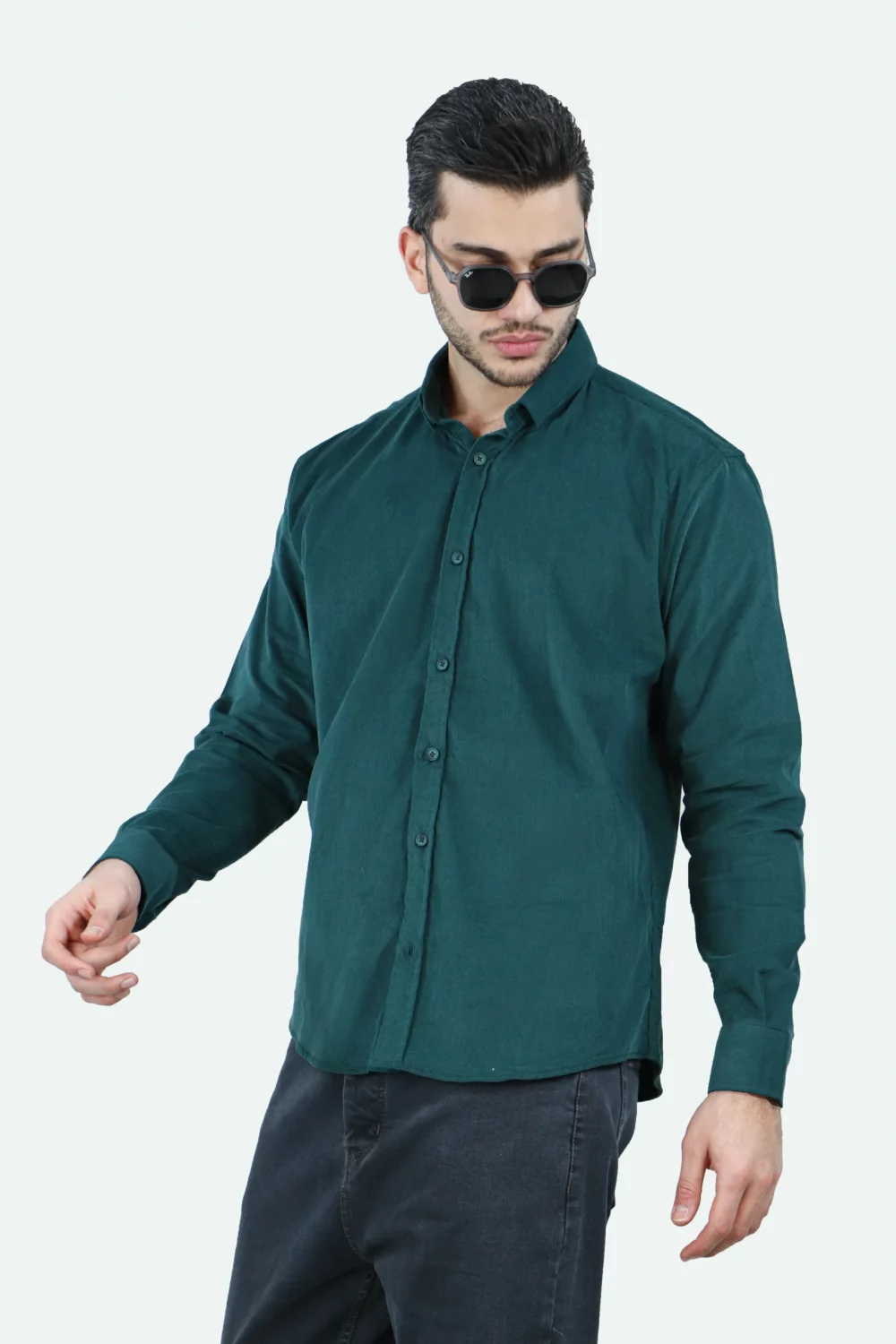 پیراهن مخمل کبریتی - Image 8