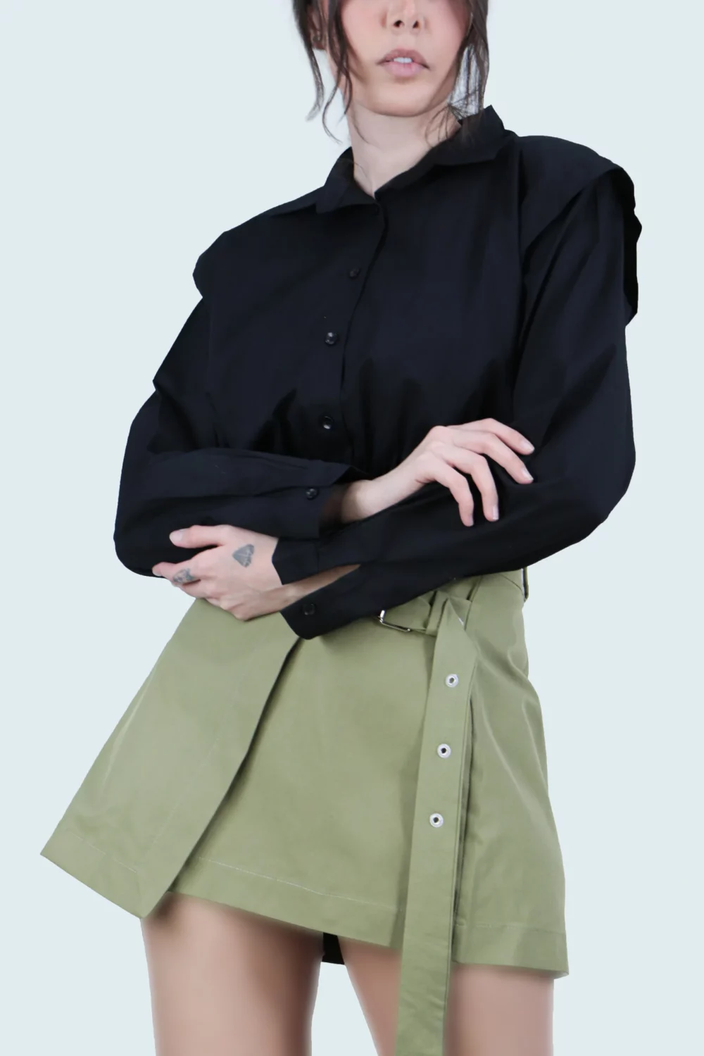 شومیز پایین کش طرحدار - Image 6
