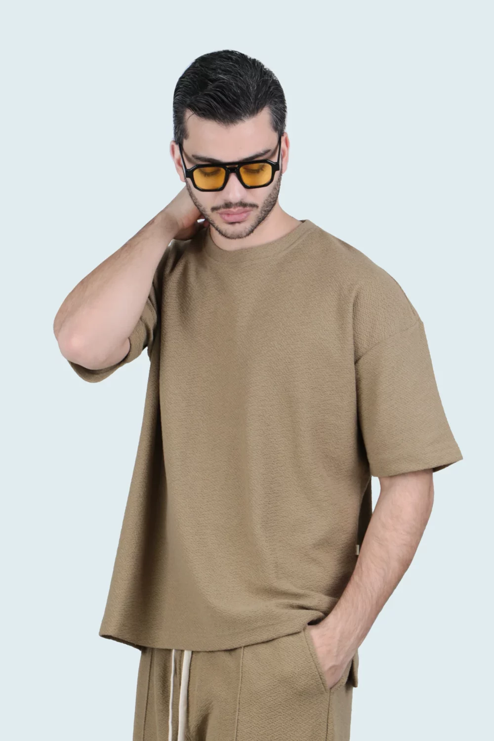 ست تیشرت و شلوارک زنبوری - Image 2