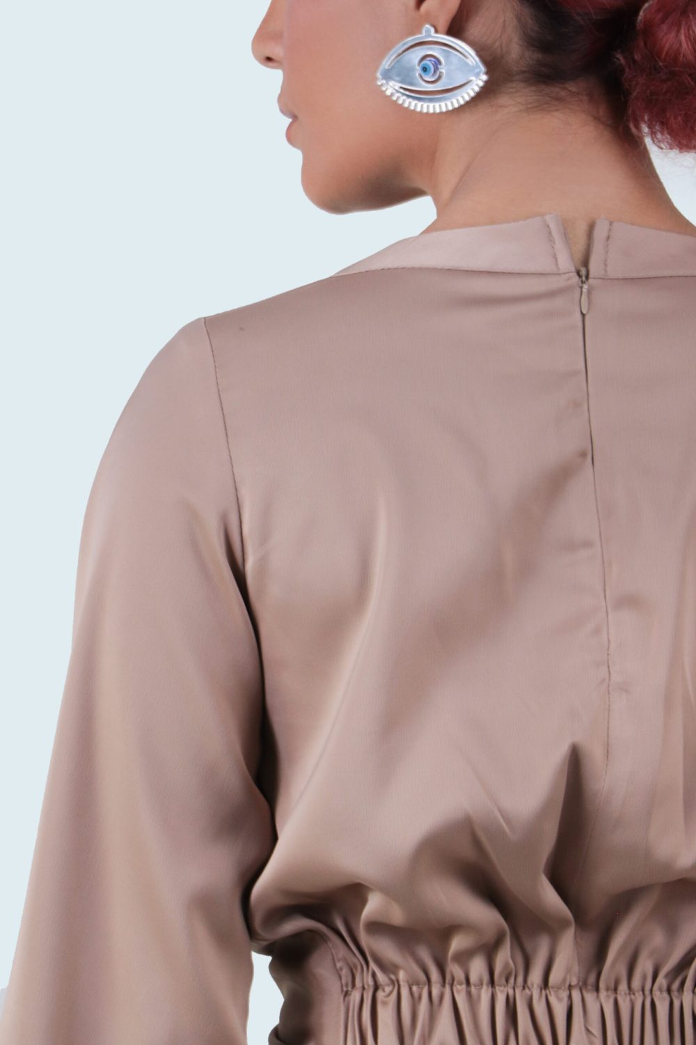 شومیز راه راه جلوگره - Image 7