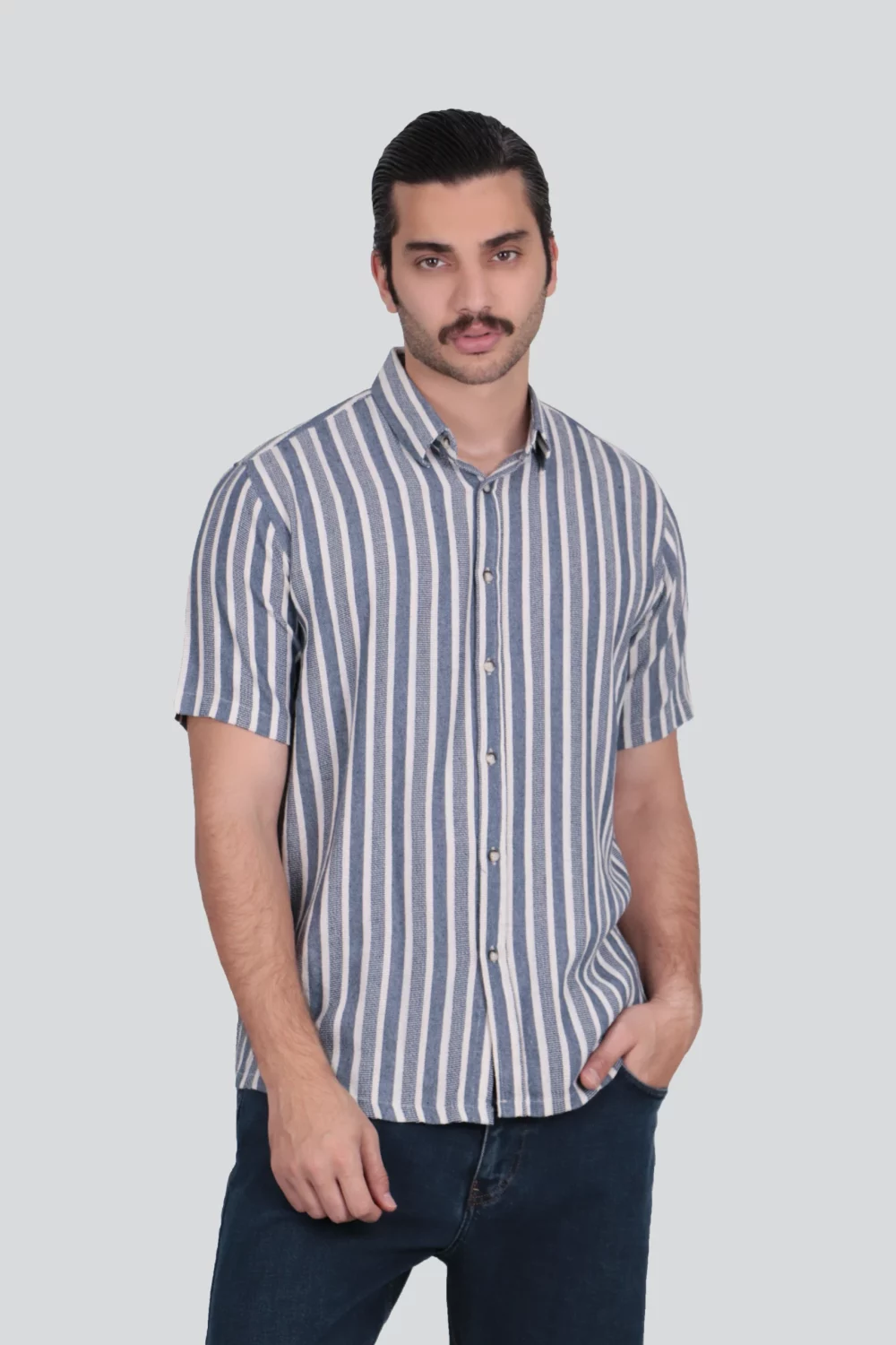 پیراهن مردانه راه راه - Image 7