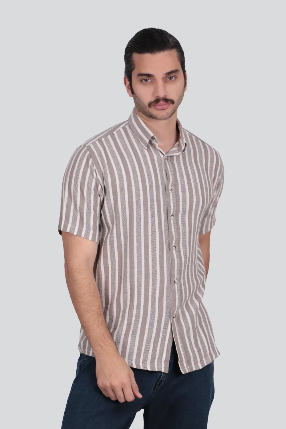 پیراهن مردانه راه راه - Image 5