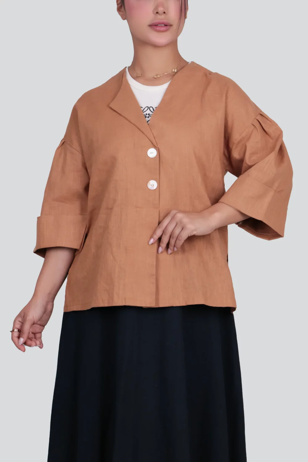 شومیز دو دگمه - Image 8