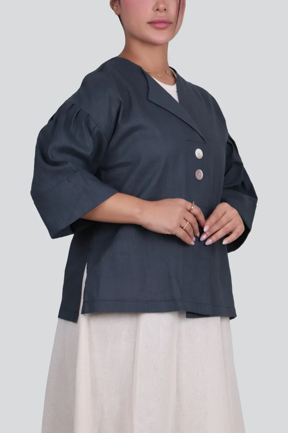 شومیز دو دگمه - Image 10