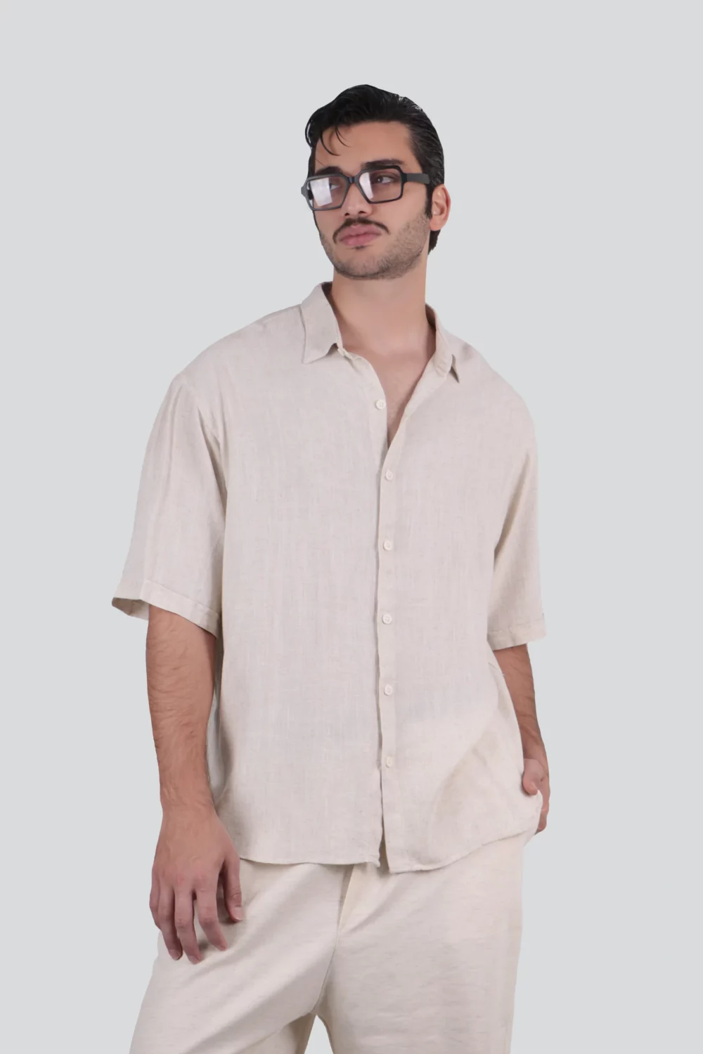 لینن اسلپ رنگی - Image 7
