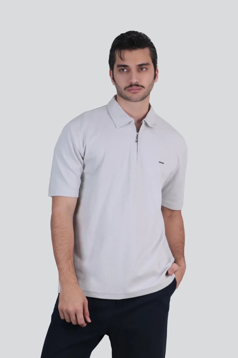 تیشرت نیم زیپ - Image 2