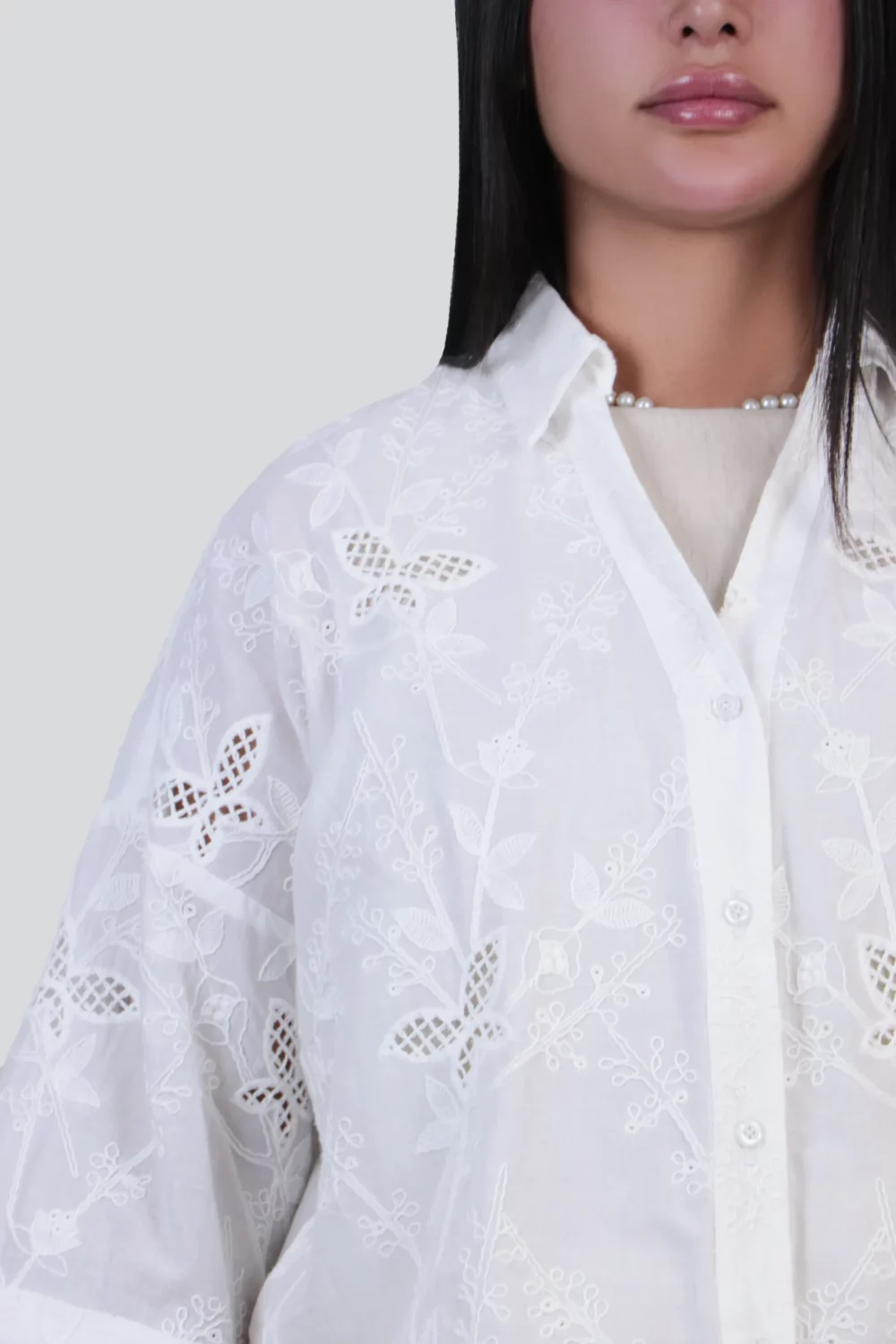 شومیز زنانه خامه دوزی - Image 5