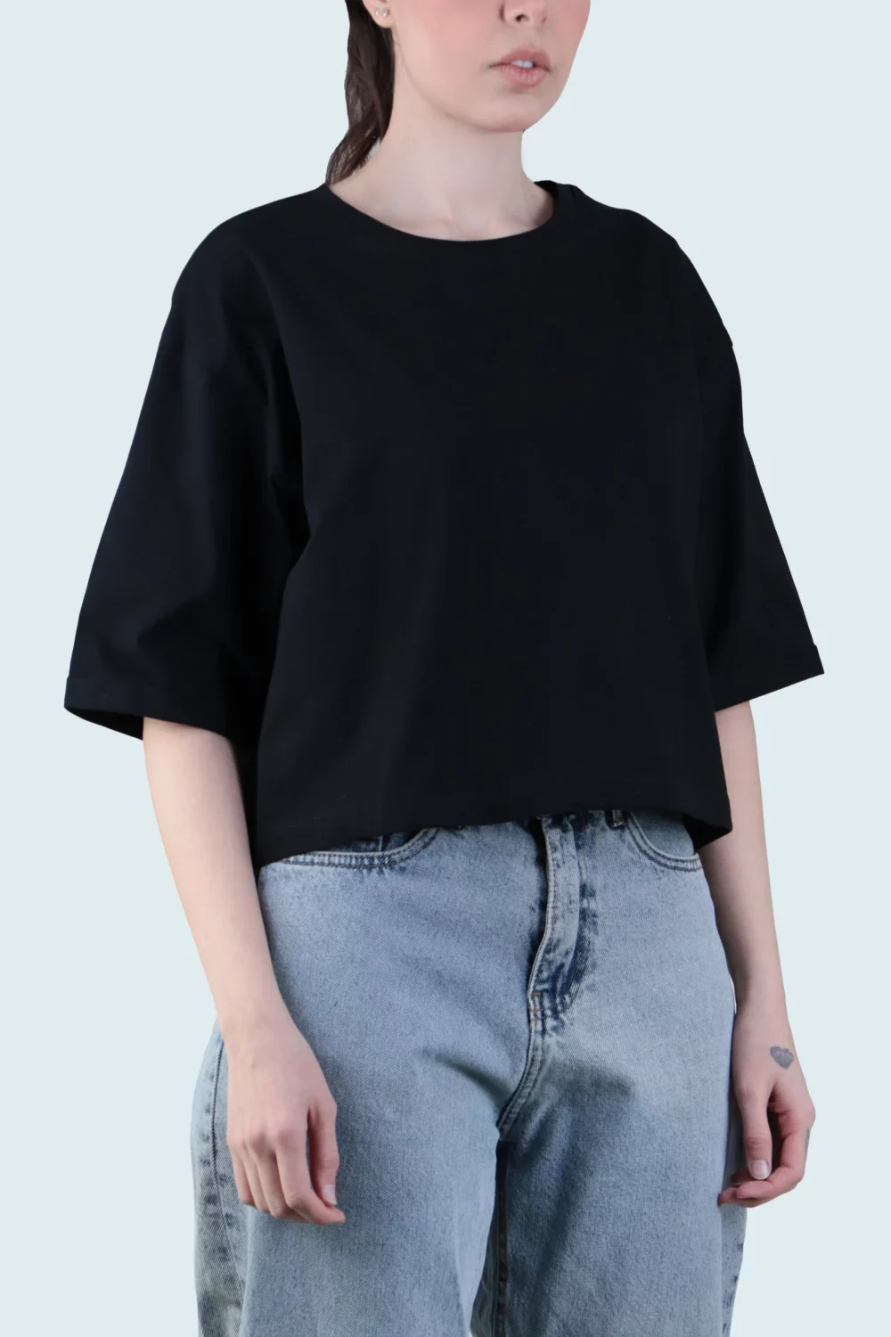 تیشرت کراپ ساده - Image 2
