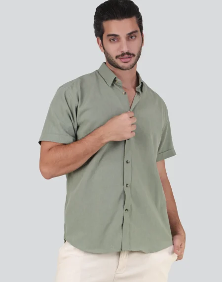 پیراهن مردانه لینن واش
